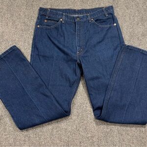 Vintage 501 Levi’s Jeans Orange Tab Blue Denim 70s 1978 Straight Leg W38 X L34